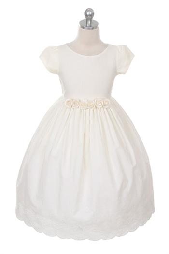 Style No. 318 - French Eyelet Cotton Communion Dress