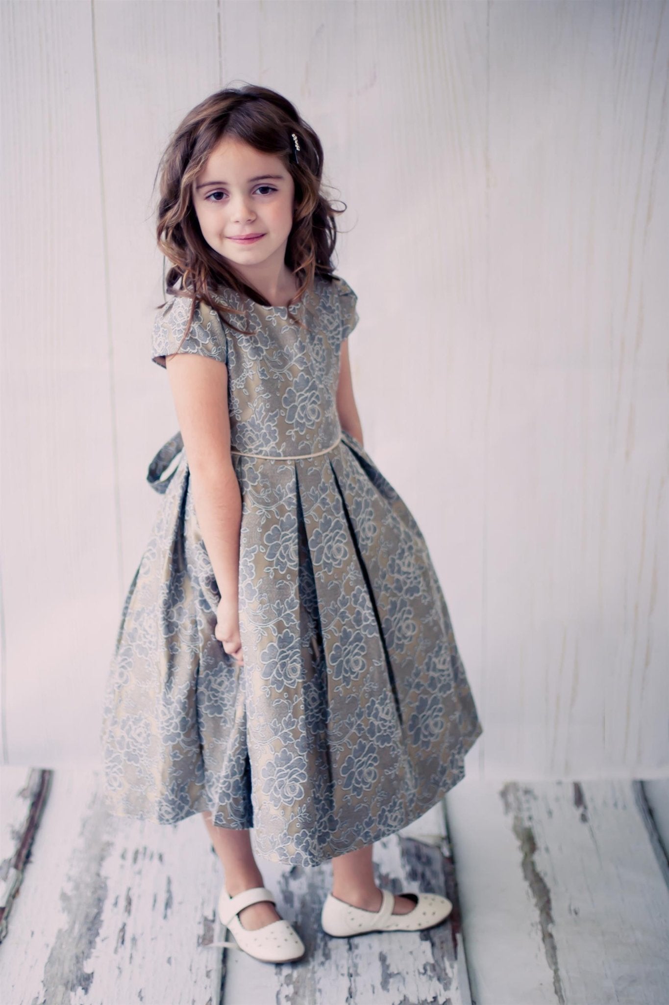 Style No. 378 Chantilly Jacquard Dress