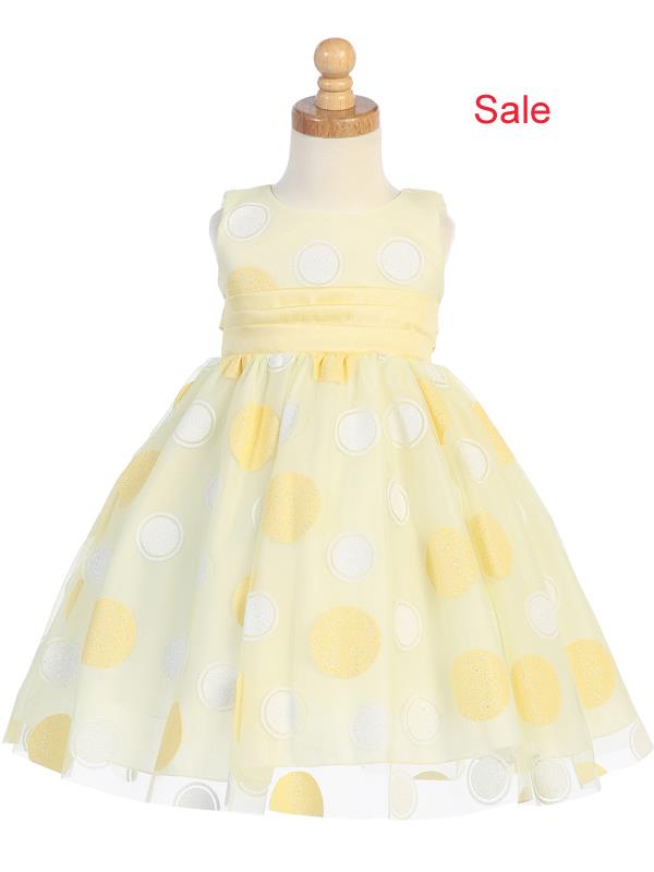 M680 Glitter Polka Dot Dress