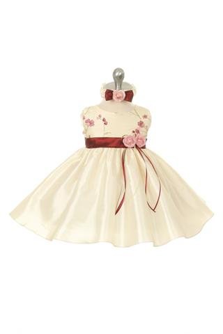 Style No. 228 - Embroidered Taffeta Dress