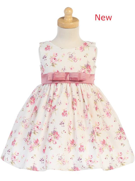 Style No. M728 - Cotton Floral Print Dress