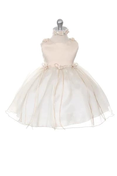 193-Rosebud Organza Baby Dress